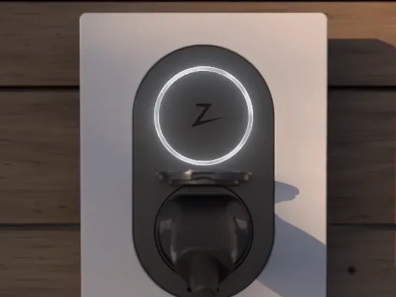 Zaptec Go laddbox installerad på vägg